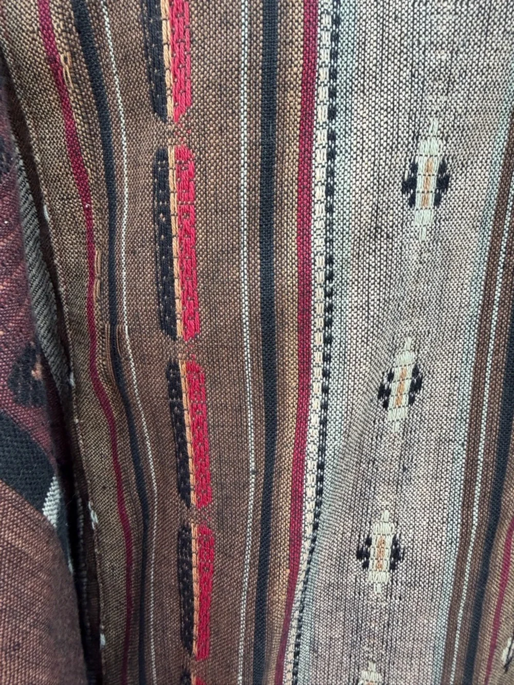 Vintage Handmade Southwestern Textile Jacket - Picture 4 of 7